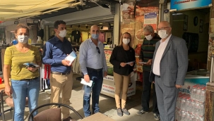 CHP Bayraklı'dan esnafa 17 maddelik çözüm önerisi broşürü
