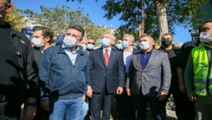 CHP lideri Kılıçdaroğlu deprem bölgesinde