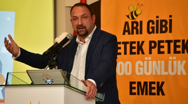 Gümrükçü'den çalışma arkadaşlarına 500 gün sunumu