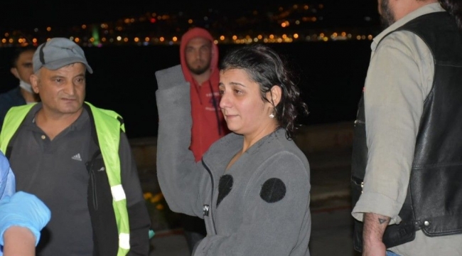 İzmir'de denize düşen alkollü kadın boğulma tehlikesi geçirdi