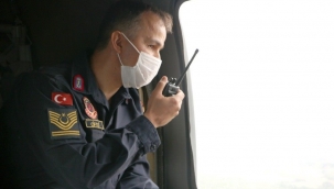 İzmir'de helikopterli trafik denetimi