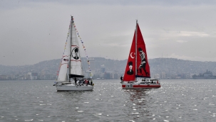 İzmir'de Körfez’den Cumhuriyet selamı 