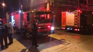 Nargile közü çatıyı yaktı!