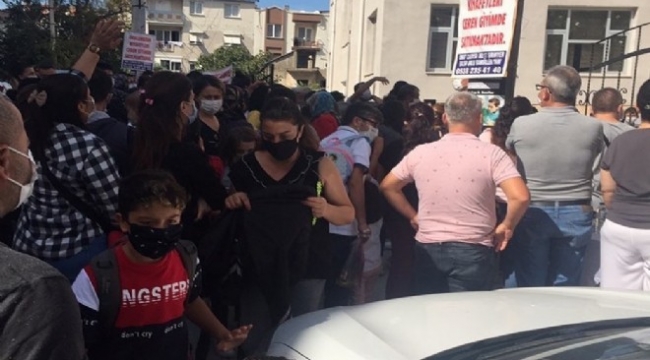 İzmir'de okul çıkışı akıl almaz izdiham!