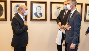 Kosova'nın Ankara Büyükelçisi Dugolli'den Başkan Soyer'e ziyaret 