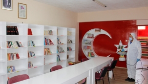 Ödemiş’te yüz yüze eğitime dezenfeksiyon desteği