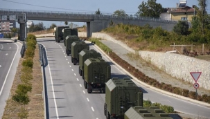 Test için getirilen S-400'ler konuşlandırılıyor