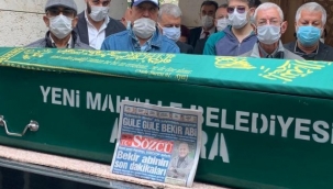 Usta gazeteci Bekir Coşkun'u sevenleri son yolculuğuna uğurladı