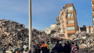 2 kişinin arandığı Barış Sitesi'nde kontrollü yıkım devam ediyor 