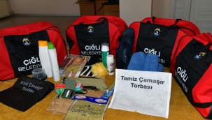 Askerlerin çantası Çiğli Belediyesi’nden