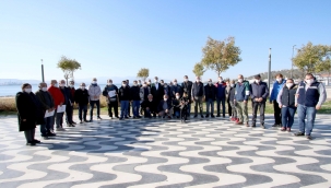 Başkan Sandal depremden etkilenen apartman görevlileriyle buluştu