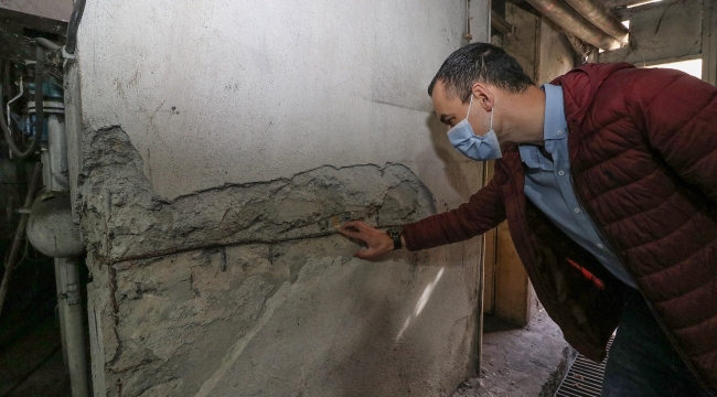 Bergama Belediye hizmet binasına deprem incelemesi