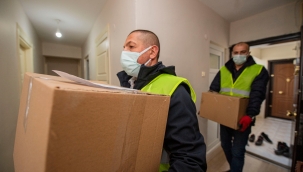 Büyükşehir'den depremzedelere beyaz eşya desteği sürüyor