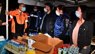 Çadır alanlarında iyilik noktaları kuruldu