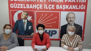 CHP Güzelbahçe Kadın Kolları Başkanı Aydar: Kadına yönelik şiddet politiktir