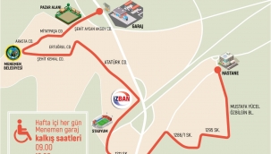 'Engelsiz Menemen' için yeni bir hizmet daha