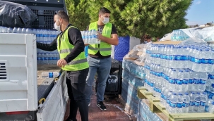 Foça Belediyesi'nden deprem dayanışmasına destek 