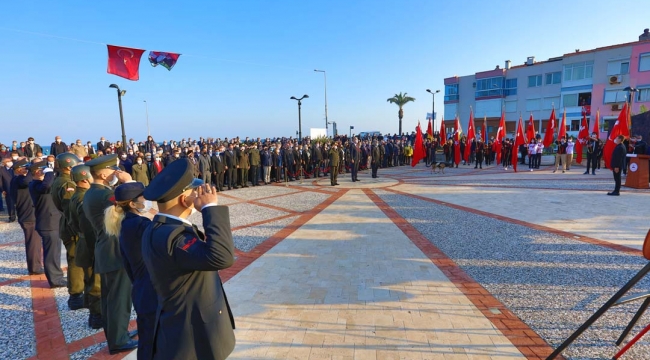 Güzelbahçe'de Atatürk anıldı