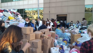 Güzelbahçelilerden yardım çağrısına büyük destek