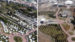 İzmir’de son çadır da bugün kaldırıldı