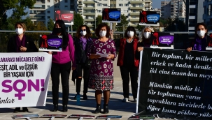 Narlıdere ‘şiddete’ karşı tek yürek!