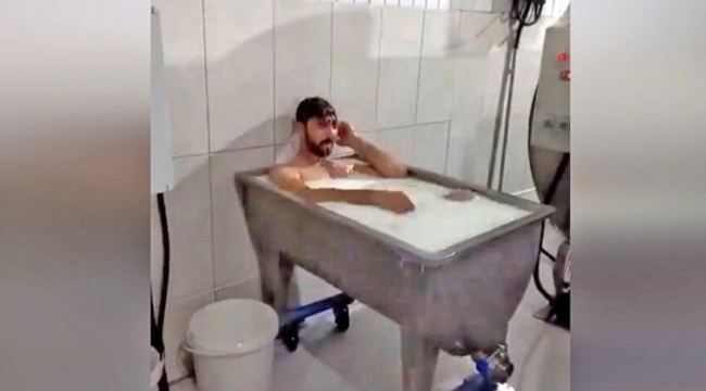 Süt banyosu yapan işçiler için karar!