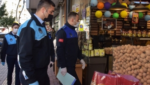  Aliağa Zabıtası yılbaşı denetiminde 