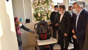 Bornova'da engelli çocuklara özel puset