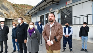  Çiğli Belediyesi şantiyesinde yeni yıl kutlaması 