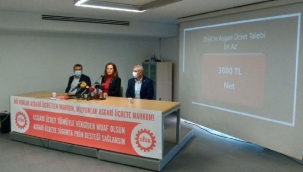 DİSK: 2021 yılı asgari ücreti net 3800 olmalıdır