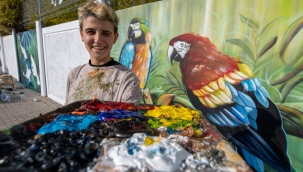 Doğal Yaşam Parkı'nın duvarlarına renk geldi!