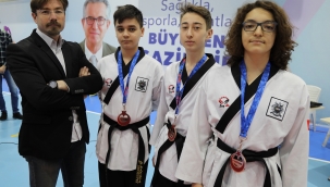 Gaziemirli sporcular madalyaları topladı 