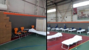 İzmir alarm seviyesinde: Spor salonu hastaneye çevriliyor