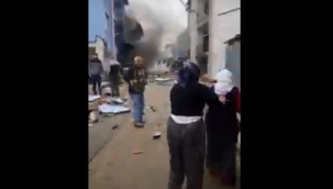 Uşak'ta can pazarı! 2 ayrı yerde art arda doğalgaz patlaması!