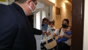 Yeni yılda Bucalı bebeklere yeni doğan seti