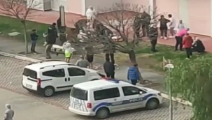 Acı feryatlar yükseldi.. Karşıyaka'da 10'uncu kattan aşağı düştü