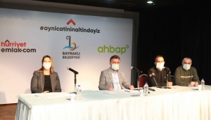 Bayraklı'da 20 depremzede aileye evleri teslim edildi