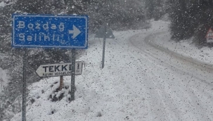İzmir'in zirvesi beyaza büründü!
