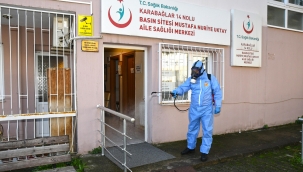 Karabağlar Belediyesi aşı merkezlerini dezenfekte ediyor!