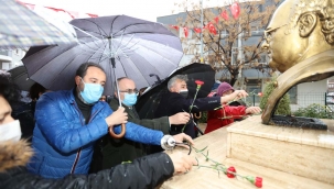 Mumcu Güzelbahçe'de unutulmadı!