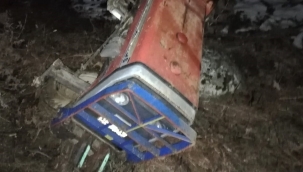 Ödemiş'te traktörün altında kalan sürücü yaralandı!
