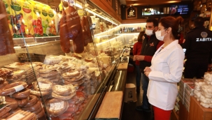 Bayraklı zabıtası gıda denetimi yaptı