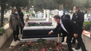 Kemal Baysak'ın kabrine Ata diyarından toprak!