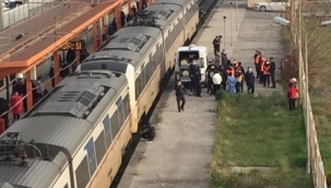 İZBAN istasyonunda feci son! 