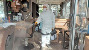 Konak’tan berberlere hijyen desteği