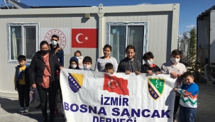 Minik Boşnak’lardan depremzede çocuklara eğitim seti