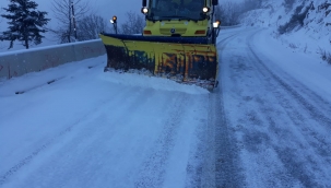 Ödemiş’te yaylalar kar altında, ekipler alarmda
