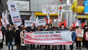 TGB İzmir'den eylemle terör protestosu