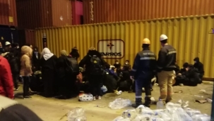 Aliağa'da 55 kişi ölümden döndü! 6 gün boyunca konteyner içinde beklediler