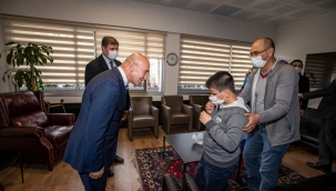 Başkan Soyer kusursuz kulağa sahip Bager’i ağırladı